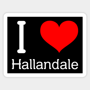 I Love Hallandale Sticker